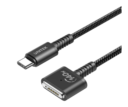 Kabel komputerowy UNITEK Kabel USB-C -MagSafe 3 140W 3m